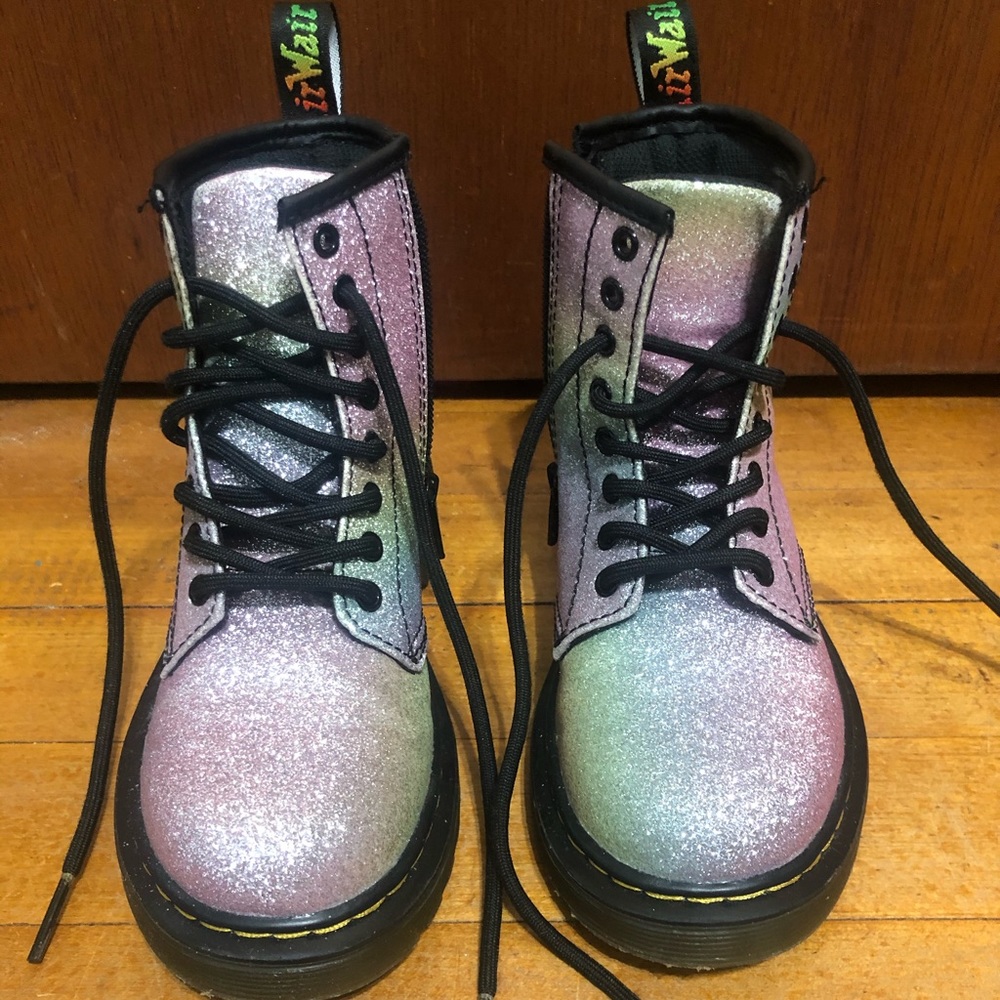 Dr. Doc Martens Glitter Boot Little Kid size 12